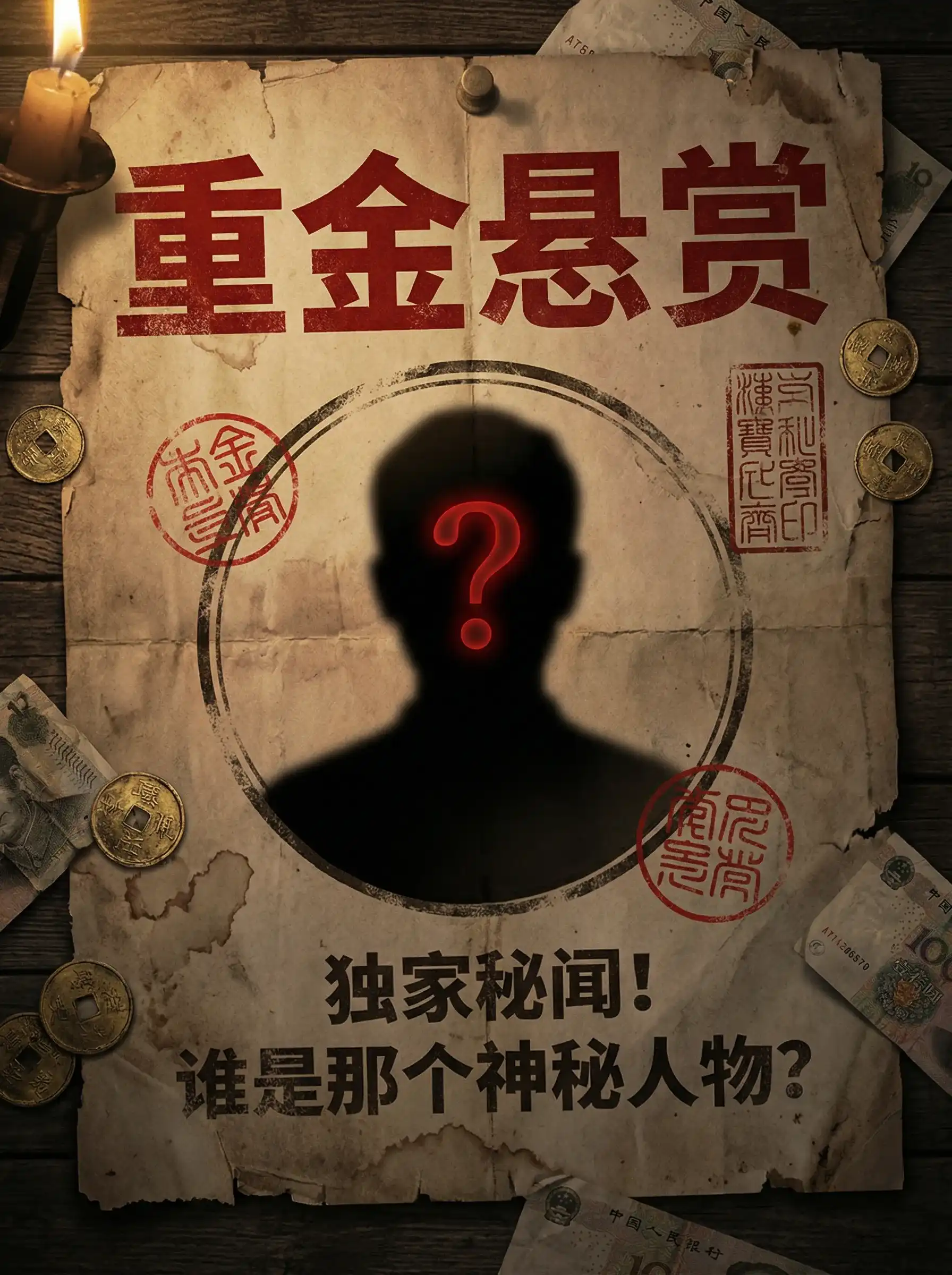 两个人一前一后融为一体 - 重金悬赏线索征集令